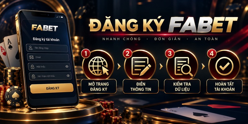 Các bước đăng ký FABET cơ bản