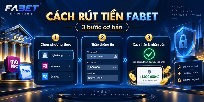 Hướng dẫn rút tiền FABET theo từng bước